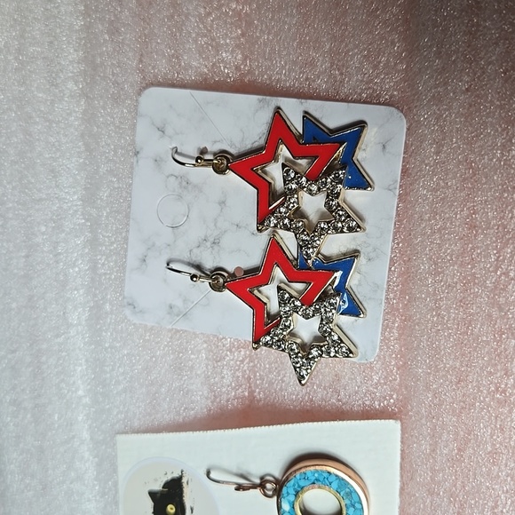 Set of Three Stylish Earrings Bundle - Picture 12 of 16